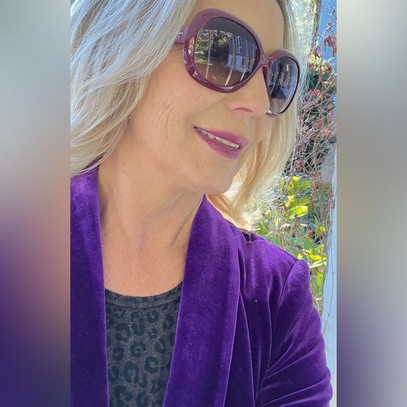 INC Velvet Purple Blazer Price Firm Rare - Picture 8 of 8